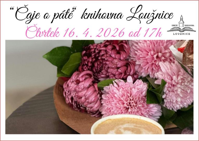 duben čaj o&nbsp;páté