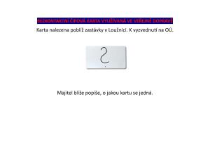Nález karty