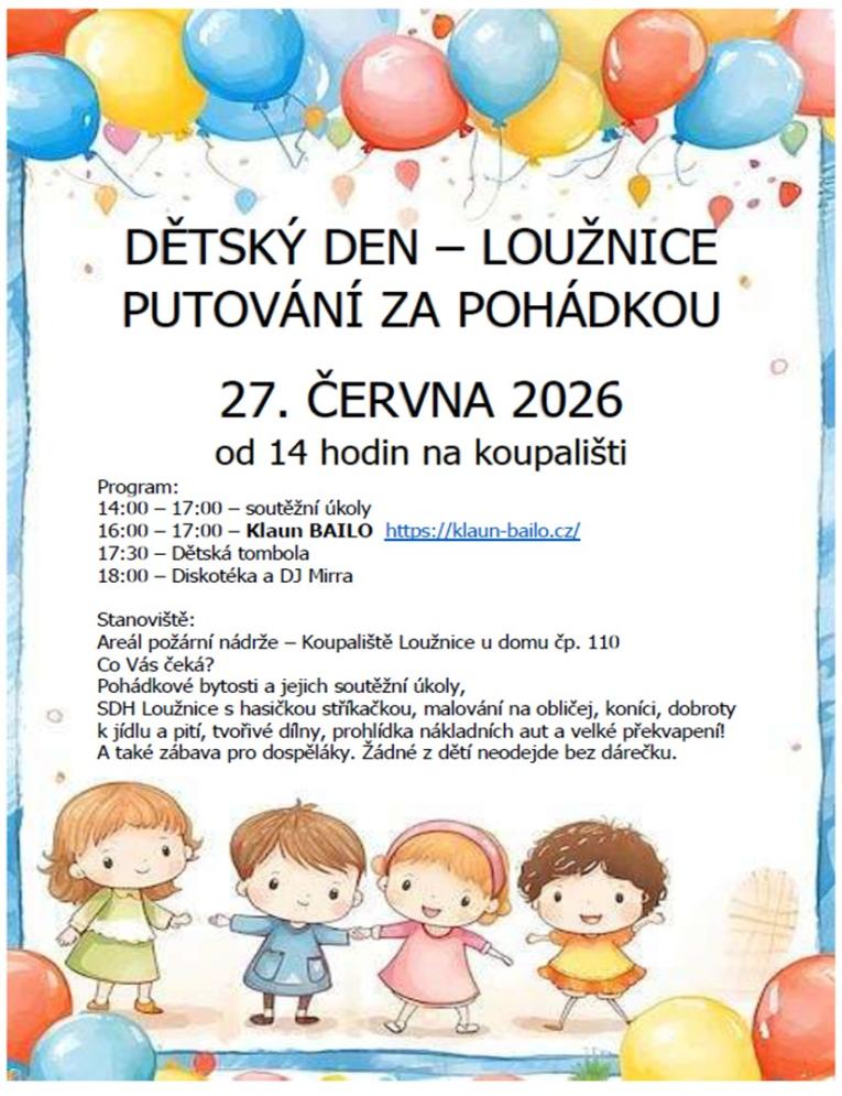 DĚTSKÝ DEN 2026 DĚTSKÝ DEN 2026